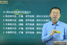 临床经典：阿托品与毛果芸香碱的区别视频封面