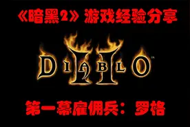 【暗黑2经验分享】游戏常识--A1雇佣兵：罗格