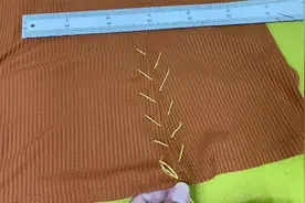 衣服太长，不用求裁缝，也不用缝纫机，教你一针一线就能改短视频封面
