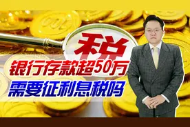 专家建议：银行存款超50万需征利息税！这种刺激经济的方法靠谱吗视频封面