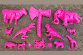 恐龙动物玩具大集合，霸王龙、猛犸象、奶牛玩具！