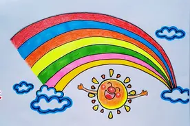 简笔画：七色的彩虹真漂亮！赶快一起来画画吧#少儿招募计划#视频封面