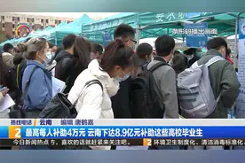 最高每人补助4万元 云南下达8.9亿元补助这些高校毕业生视频封面