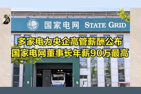 多家电力央企高管薪酬公布视频封面