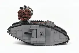 乐高moc教程：一战 康布雷战役 Mark IV 坦克