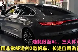 长途自驾首选！家用非常舒适的3款好车，三大件可靠、油耗低至4L视频封面