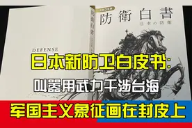 日本新防卫白皮书：叫嚣用武力干涉台海，军国主义象征画在封皮上视频封面