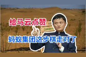 给马云点赞，蚂蚁森林定下新目标，蚂蚁集团这步棋走对了视频封面