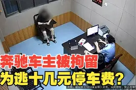 【1818黄金眼】奔驰车主为逃十几元停车费被拘留视频封面