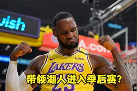 湖人大战步行者，詹姆斯戴维斯疯狂砍分，争取连胜努力打进季后赛视频封面