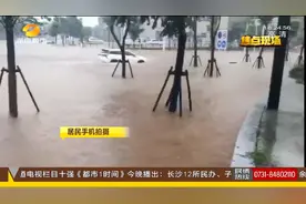 暴雨导致路面积水，最深处达1.1米，三台私家车被困！视频封面
