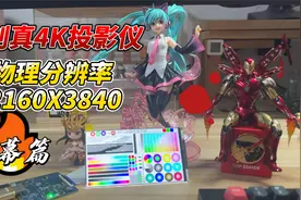 自制真4K投影仪！屏幕篇~物理分辨率3840X2160!视频封面