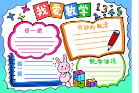 数学手抄报教程 跟着步骤学，数学老师布置的手抄报不用愁视频封面