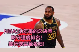 NBA20年来的总决赛防守强度排名！独行侠实至名归！视频封面