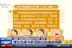 速看！国家卫健委：新版《流行性感冒诊疗方案》发布|新闻直播间视频封面