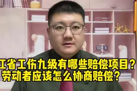 浙江省工伤九级有哪些赔偿项目？劳动者应该怎么协商赔偿？视频封面