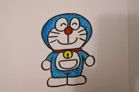 超简单！教你一分钟画出哆啦A梦视频封面