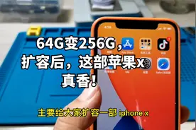 花最少的钱，让苹果X从64G成功升级到256G，这波操作我服了!视频封面