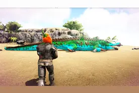 方舟生存进化-帕格那西亚第4期 抓到一只大鳄鱼视频封面