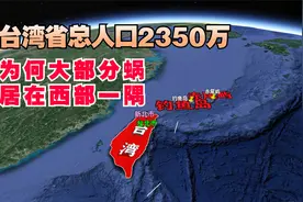 台湾岛，是我国第一大岛，为何岛上大部分人口都蜗居在西侧一侧？视频封面
