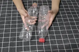 教你用塑料瓶做个收纳盒，方法简单一看就会，废物利用变废为宝视频封面