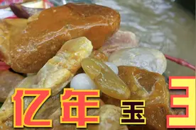 广东台山惊现亿年玉石王，被小伙捡到，这回买车买楼没问题？视频封面