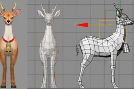 【3DMAX】零基础讲解3D动物“小鹿”模型制作|布线、卡线教学视频封面