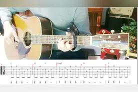 中老年自学吉他指弹入门：10分钟教你弹奏一首名曲，一学就会视频封面