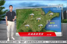 台风“烟花”预计30日离开山东！全省仍有雷阵雨，最高温28到30℃视频封面