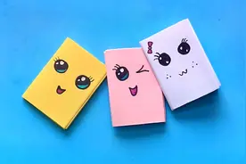 不用胶水，只需要一张纸就能折个迷你本子，随身携带非常方便