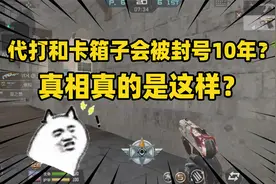 代打和卡箱子会被封号10年？真相真的是这样？今天告诉你答案！视频封面