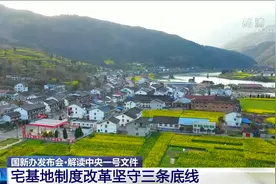 国新办发布会·解读中央一号文件 宅基地制度改革坚守三条底线视频封面