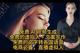 kreado AI免费视频生成、虚拟人、文案写作、多国语音转换视频封面