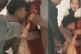江西一新娘出嫁，弟弟喝醉后痛哭抱着姐姐不肯松手，哭得像个孩子视频封面