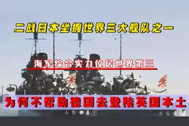 二战日本海军有多强？坐拥三大舰队之一，为何不帮助德国攻打英国视频封面