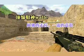 CS世界大赛顶级豪门SK精彩的进攻，walle完美的盲狙解决战斗