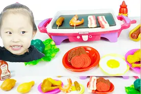 玩具开箱：悠悠小朋友玩小马宝莉的烧烤架的玩具 烤肉 野餐视频封面