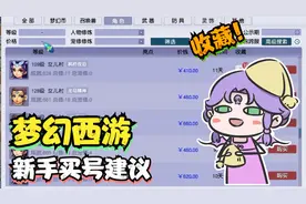 梦幻西游：新手买号的建议，防止走弯路视频封面