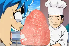 稀有的草莓米饭像草莓一样酸甜可口，阿虏一口就吃掉了50人份的量视频封面