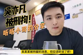 吴XX被刑拘，听听我的分享视频封面