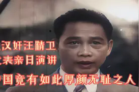 近代头号大汉奸汪精卫的亲日演讲，听完你就知道了什么叫厚颜无耻视频封面