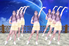 DJ广场舞《走天涯》，美女动感舞姿，俏皮可爱