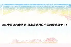 35.中国近代史纲要-日本发动灭亡中国的侵略战争（1）【转载】视频封面