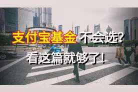 支付宝基金不会选？看我这篇就够了！视频封面