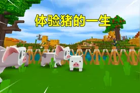 迷你世界：体验猪的一生！从花猪到猪灵，能否打败巫妖王还我真身视频封面
