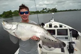 先钓一堆孔雀鲈，再上一条七星刀鱼，最后回家直接做成鱼饼