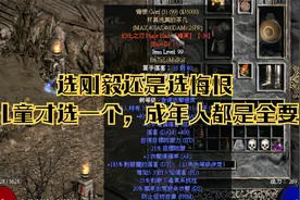 暗黑2符文28号做刚毅还是悔恨，百分80的人都选错了