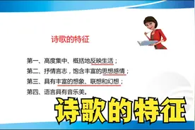 初中语文文学常识，学习诗歌的特征