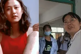 哥哥去接妹妹被老师误以为是姐姐！大波浪清秀容颜，网友：真漂亮