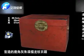 50万的宝箱！藏友这箱子竟是乾隆官造龙纹箱专家赞不绝口！视频封面